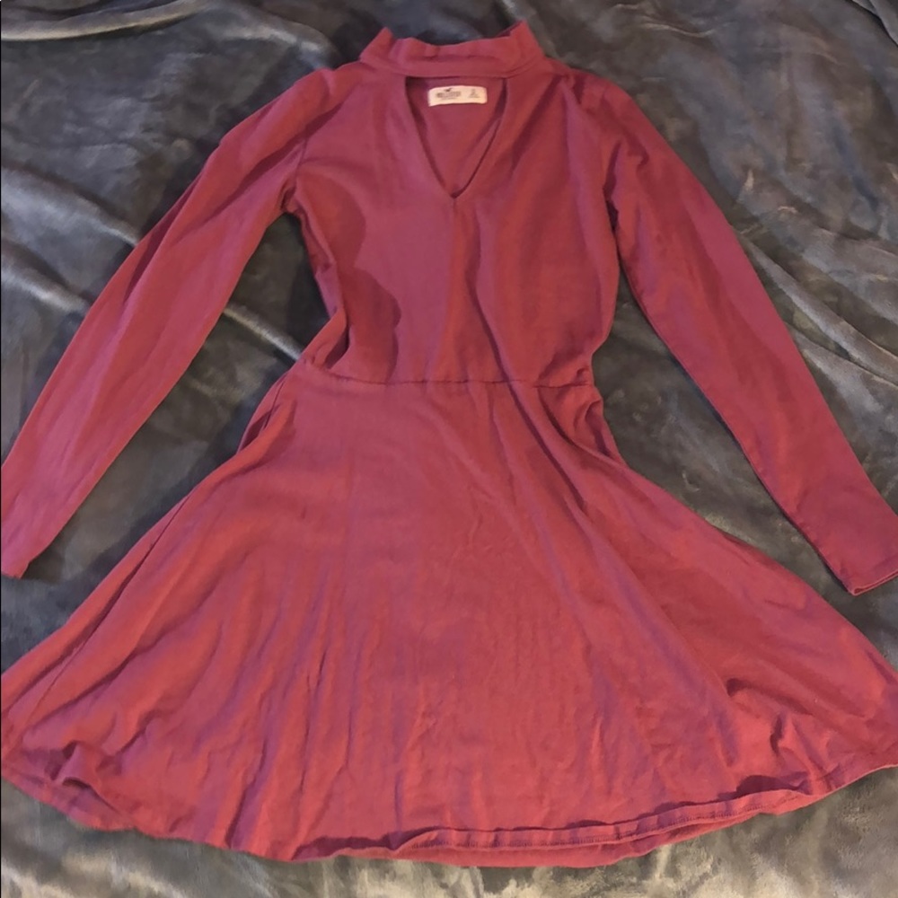 Pink long sleeve Hollister dress